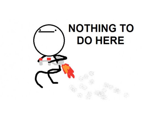 Nothing to see here...